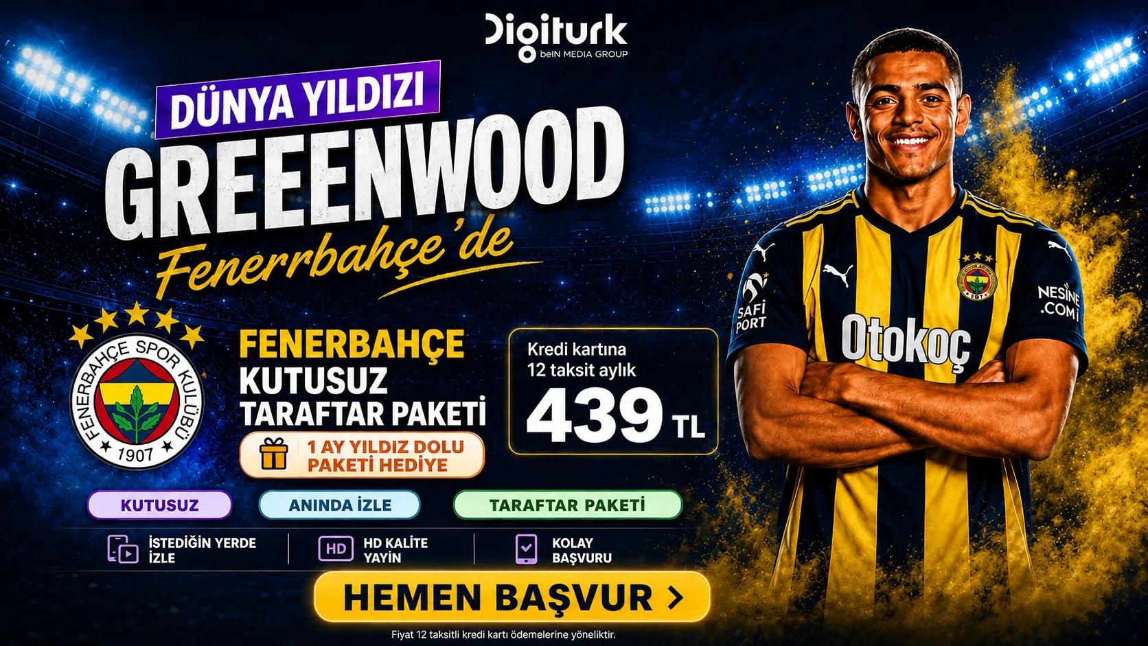 FENERBAHÇE KUTUSUZ TARAFTAR PAKETİ